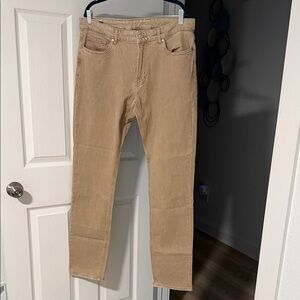Peter Millar Tan Straight-Leg Jeans